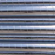 Conduit de ventilation en acier galvanisé
